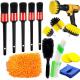 Car Cleaning Brush Set 14 Pieces For Car Interior Detailing