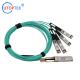 100G QSFP28 to 4x25G SFP28 AOC Cable OM3 1m/3m/5m/15m/50m/100m Customized for data center