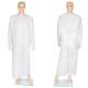 Disposable Waterproof CPE Long Sleeve Protective Gown with Thumb Hook
