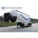 52 Cubic Meters Dry Bulk Tanker 15 Ton Cement Powder Trailer
