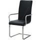 Commerical PU Dining Chairs High Density Resilent Sponge With Slip Proof Pads