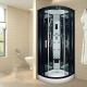 Indoor Glass Sauna Steam Shower Enclosure Unit , One Person Steam Shower Stall