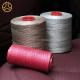 Weaving 0.8MM 100% Polyester Waxed Thread for Leather Sewing 210D/16 Flat Waxed Thread