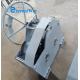 Customizing drum 20kn 30kn 50kn Marine Manual Hand Winch For Boat Mooring / Towing