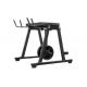 Black Full Gym Equipment Hammer Strength Plate Loaded Reverse Hyper Trainer