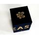 Sturdy Magnetic Closure Gift Box Candle Jewellery Packaging Black Color