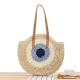 Summer Handbags Vintage Woven Beach Bags Round Handmade Shoulder Bag