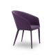 North Europe style purple arm chair furniture