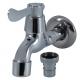 Wall Mounted Bathroom Faucet with Brass Body and Anti-splash Double Water Outlet Modes