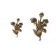 Brass material casket hardware decoration for tombstone BD023 and BD024