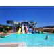 ODM Water Amusement Park Rides Facilities Swimming Pool Fiberglass Slide for Children