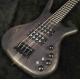4 Strings Bass Guitar Transparent Black Color with Mahogany Body Maple Neck
