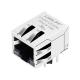 Belfuse SI-40141 Compatible LINK-PP LPJ0012G4NL 10/100 Base-T Tab Down G&Y/G&Y Led 1 Port Shielded RJ-45 Connector Module