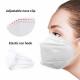 In Stock Custom KN95 Dust Mask Personal Industrial Protective White Mouse Shield Cheap Price Low MOQ