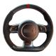 Leather Steering Wheel Cover for Audi TT RS 8J Coupe Cabriolet R8 Spyder RS3 8P RS6 C6 Avant