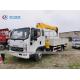 5 Meters Cargo Box Kama 5T Telescopic Crane Truck