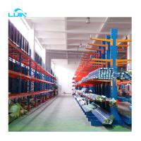 6000mm Height Cold Steel Cantilever Racking System 2000kgs / Arm Loading Capacity