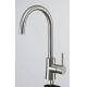 Single lever Stainless steel kitchen Faucets W01-001 304 SUS brushed finished