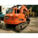 2014 Year 8 Ton Used Doosan Excavator DH80GO 400mm Shoe Size 3247h Working Hours