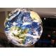 Advertising Giant Helium PVC Balloon  Earth LED Inflatable Planet Balloons For Decoration