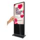 49 inch indoor lcd landscape touch screen advertising floor standing displays kiosk player