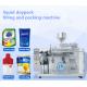 Alcohol Disinfectant Filling And Packing Machine PLC Zipper Pouch Packaging Machine