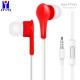 ROHS 1.2 Meter Wired In Ear Earphones 3.5mm Connector For IPhone