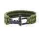 6-8 Paracord Survival U Shackle Wristband for Outdoor Activities in Over 200 Colors