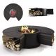 Multi Functional Outdoor Fireplaces Smokeless Fire Pit Table For Garden Furniture