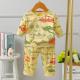 Autumn Long Sleeve Kids Pyjama Set Printing 135cm Height 70cm Bust For 7 years
