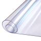 Ribbed Clear Transparent PVC Sheet Panel Film 6mm Cutting Customized