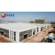 Thailiand / Turkey Steel Strucure Prefabricated Worskhop Building For Painting Plant Prefabricated Building