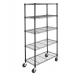 Chrome Plated Metal Shelving Unit With Wheels 4'' For Bedroom Display