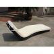 Hotel Park Strong Brown Sunlounger With Power Coated Aluminum Frame