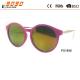 New arrival and hot sale of plastic sunglasses,suitable for  women