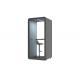 round angle soundproof box excellent ventilation Aluminum Private Office Phone Booth privacy call pod Conference cabin