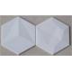 200*230mm Hexagon Ceramic Tiles Pure Color Matte Surface Not Slippery