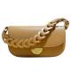 PU Leather Armpit Chain Strap Bags Purse Hasp Closure