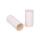 Sturdy Round White Paper Tube Perfume Packaging Cylinder Glossy Lamination