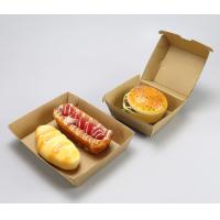 Stackable custom burger box with ventilation holes eco-friendly and customizable packaging