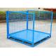Detachable Side Pallets Cage Stillage Crates With Wire Mesh Panel
