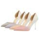 ZM003 Autumn And Winter New Pointed Temperament European And American High Heels Gradient Stiletto Super High Heel Large
