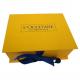 Rigid Paper Luxury Clothing Packaging Boxes Matte Ribbion Collapsible