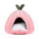 Melon Closed Dog Cave House Small Breathable Warm Cat Nest Mat