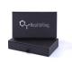 Black High End Embossed Paper Boxes Magnetic E-Cigar Packaging