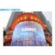HD Indoor SMD P10 Transparent Glass Led Display High Brightness Aluminum Panel