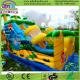 Outdoor splash inflatable water slides for kids/inflatable slide for pool/plastic slide