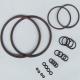 Oil Gas Field Sealing Rubber O Rings With Tear Strength 16-30 N/Mm
