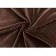 300GSM 90% Polyester Microfiber Velvet Fabric for Home Textile Brown