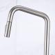 Motion Sensor SUS304 Brushed Stainless Steel Kitchen Faucet With Pulldown Spray